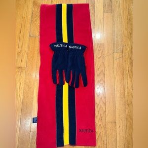 NAUTICA Logo Knit Cold-Weather Set